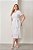 Vestido Midi Branco Em Laise Bordado Acompanha Faixa - 42358 - Imagem 1