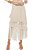 Conjunto De Saia Midi Off White Com Babados Em Tule Com Lurex - 105144 - Imagem 3