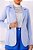 Blazer Azul Bebê Em Malha Neoprene Com Detalhe De Bolsos - 10161 - Imagem 2