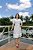 Vestido Midi Off White Em Crepe Pipoquinha Maria Amore - 00395 - Imagem 1