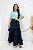 Saia Maxi Midi Preta Em Viscose Com Poliamida Maria Amore - 00996 - Imagem 1