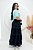 Saia Maxi Midi Preta Em Viscose Com Poliamida Maria Amore - 00996 - Imagem 2