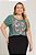 Blusa Verde Em Viscolycra Com Estampa Frontal Em Malha Light - 201986 - Imagem 1