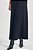 Vestido Maxi Midi Preto Em Malha Suedine De Manga Curta - 105306 - Imagem 3