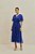 Vestido Midi Azul Em Chiffon Jacquard Acompanha Faixa Simple Life - 15304 - Imagem 1