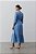 Vestido Plus Size Maxi Midi Estampado De Azul E Off White Simple Life - 15249 - Imagem 2