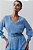 Vestido Plus Size Maxi Midi Estampado De Azul E Off White Simple Life - 15249 - Imagem 3
