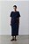 Conjunto Plus Size De Saia Maxi Midi Azul Com Entremeios Simple Life - 15254 - Imagem 1