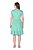 Vestido Verde Água Em Malha Com Bolsos Frontais Hapuk - 061877 - Imagem 2