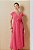 Vestido Maxi Midi Pink Com Fendas Frontais E Acompanha Cinto - 5582 - Imagem 3