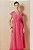 Vestido Maxi Midi Pink Com Fendas Frontais E Acompanha Cinto - 5582 - Imagem 5