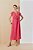 Vestido Maxi Midi Pink Com Fendas Frontais E Acompanha Cinto - 5582 - Imagem 6