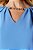 Vestido Midi Azul Claro Em Viscopoly Decote Gota Com Detalhe De Corrente - 5556 - Imagem 3