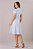 Vestido Midi Listrado De Azul E Off White Acompanha Faixa Tatá Martello - 05703 - Imagem 2
