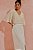 Saia Plus Size Maxi Midi Off White Com Fenda Frontal Simple Life - 15310 - Imagem 4