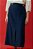 Saia Plus Size Maxi Midi Azul Com Fenda Frontal Simple Life - 15310 - Imagem 2