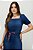 Vestido Maxi Midi Jeans Acompanha Faixa Com Bordado Nítido Jeans - 03288 - Imagem 3