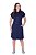 Vestido Jeans Collor Azul Com Botões De Pressão Frontais Hapuk - 061805 - Imagem 1