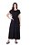 Vestido Maxi Midi Preto Três Marias E Acompanha Faixa Hapuk - 061899 - Imagem 1