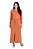 Conjunto De Saia Plus Size Maxi Midi Caramelo Em Moletinho Hapuk - 021584 - Imagem 1