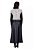 Saia Plus Size Maxi Midi Preta Em Couro Ecológico Com Botões Encapados Hapuk - 039184 - Imagem 2