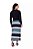 Conjunto Plus Size De Saia Maxi Midi Listrada E Blusa Preta Hapuk - 049406 - Imagem 2