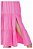 Vestido Maxi Midi Rosa Em Linho Acompanha Cinto Hapuk - 060974 - Imagem 6