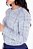Jaqueta Plus Size Em Malha Tweed Com Lurex Azul Com Off White Hapuk - 021548 - Imagem 4