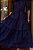 Vestido Maxi Midi Azul Marinho Em Laise Acompanha Faixa Jany Pim - V50101029 - Imagem 5