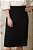 Saia Plus Size Reta Preta Com Fios De Lurex Em Malha Jacquard Dazul - 5637 - Imagem 1