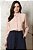 Camisa Plus Size Rose Em Satin Com Detalhe Em Guipir Dazul - 6372 - Imagem 1