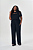 Calça Plus Size Preta Em Moletinho Viscose Com Elastano Lisamour - 202052 - Imagem 2