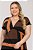 Vestido Plus Size Midi Estampado Em Viscolinho Manga Morcego Lisamour - 201968 - Imagem 2