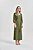 Vestido Maxi Midi Verde Em Moletinho Viscolinho Com Elastano Doce Trama - 105197 - Imagem 1