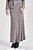 Conjunto De Saia Maxi Midi Cinza Em Malha Tricot Com Fios De Lurex Doce Trama - 105345 - Imagem 3