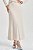 Conjunto De Saia Maxi Midi Off White Em Malha Tricot Com Fios De Lurex Doce Trama - 105345 - Imagem 3