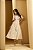 Vestido Maxi Midi Cru Godê Em Viscolinho Com Bordado Titanium - 27883 - Imagem 1