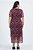 Vestido Plus Size Maxi Midi Estampado Em Tule Com Detalhe Drapeado - 252004 - Imagem 2