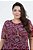 Vestido Plus Size Maxi Midi Estampado Em Tule Com Detalhe Drapeado - 252004 - Imagem 3