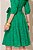 Vestido Verde Em Laise Com Botões Frontais Acompanha Faixa Jany Pim - 6254 - Imagem 6