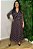 Vestido Maxi Midi Preto Com Poá Rose Em Tule Transpassado Simple Life - 15373 - Imagem 1