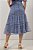 Vestido Midi 115 Cm Estampado Em Chiffon Acompanha Faixa Laura Rosa - 810882 - Imagem 7