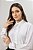 Camisa Off White Com Detalhe Em Guipir Com Botões Frontais Laura Rosa - 810970 - Imagem 4