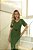 Vestido Plus Size Midi Verde Em Alfaiataria Com Detalhes De Entremeios Dazul - 4744 - Imagem 4