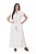 Vestido Maxi Midi Cru Em Piquet Com Botões Frontais E Acompanha Faixa Hapuk - 61883 - Imagem 1
