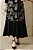 Vestido Plus Size Maxi Midi Preto Com Bordado Cru Acompanha Faixa Dazul - 4737 - Imagem 5