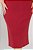 Vestido Plus Size Midi Marsala Em Malha Com Detalhe Drapeado Lisamour - 202028 - Imagem 3