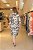 Vestido Estampado Em Malha Stretch Com Fenda Frontal Clamila - 10777 - Imagem 2