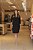 Vestido Preto Transpassado Com Detalhe De Fivela Dourada E Manga 7/8 Clamila - 10765 - Imagem 1