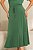 Conjunto De Saia Maxi Midi E Blusa Verde Em Malha Stretch Clamila - 10783 - Imagem 4